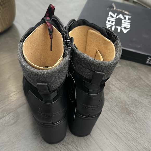 NATURALIZER Myla Womens Leather Cold Weather Combat Boots - Picture 8 of 8